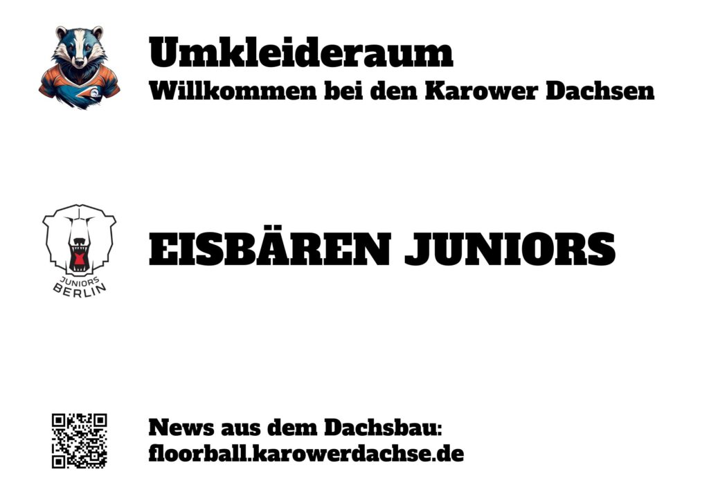 Umkleideräume - Eisbären Juniors