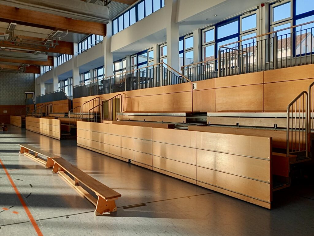 Halle der Karower Dachse in der Achillesstraße in Berlin-Karow