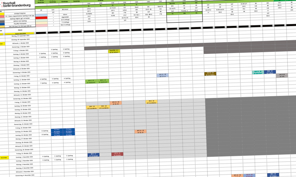 Spielplan der Saison 2025-26 ist da