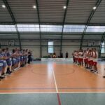 Siegerehrung am Ende des Floorball-Cups