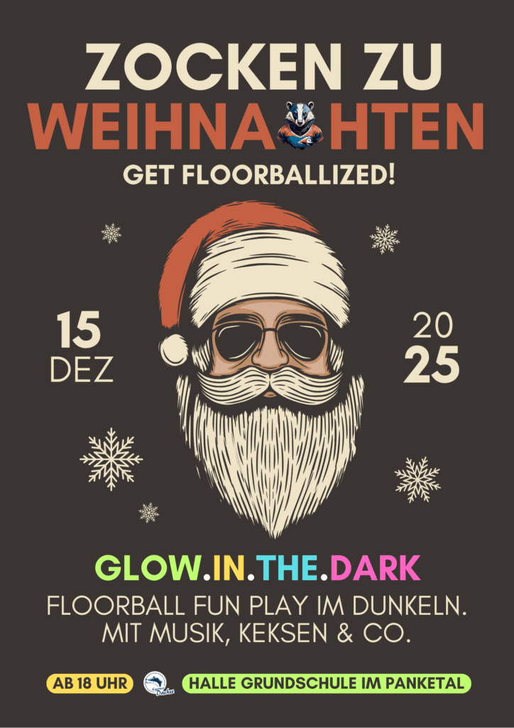 Floorball-Weihnachtsfeier am 15. Dezember 2025 bei den Karower Dachsen
