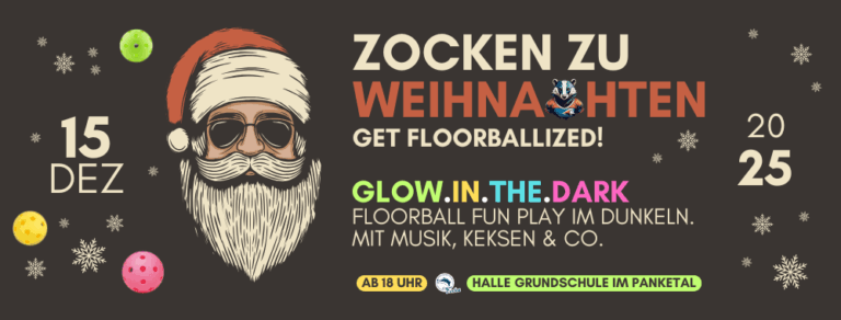 Floorball-Weihnachtsfeier am 15. Dezember 2025 bei den Karower Dachsen